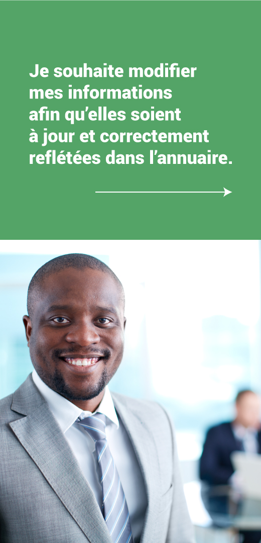 Modification d'informations